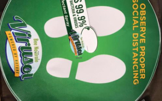FOOT STICKER, TABLE TOP L SHAPE, SHELF  TALKER